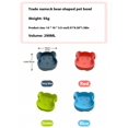 thumbnail image 2 of 1pc Cute Anti-Toppling Bowl For Cat & Dog With Blue Bear Print, 2 of 4