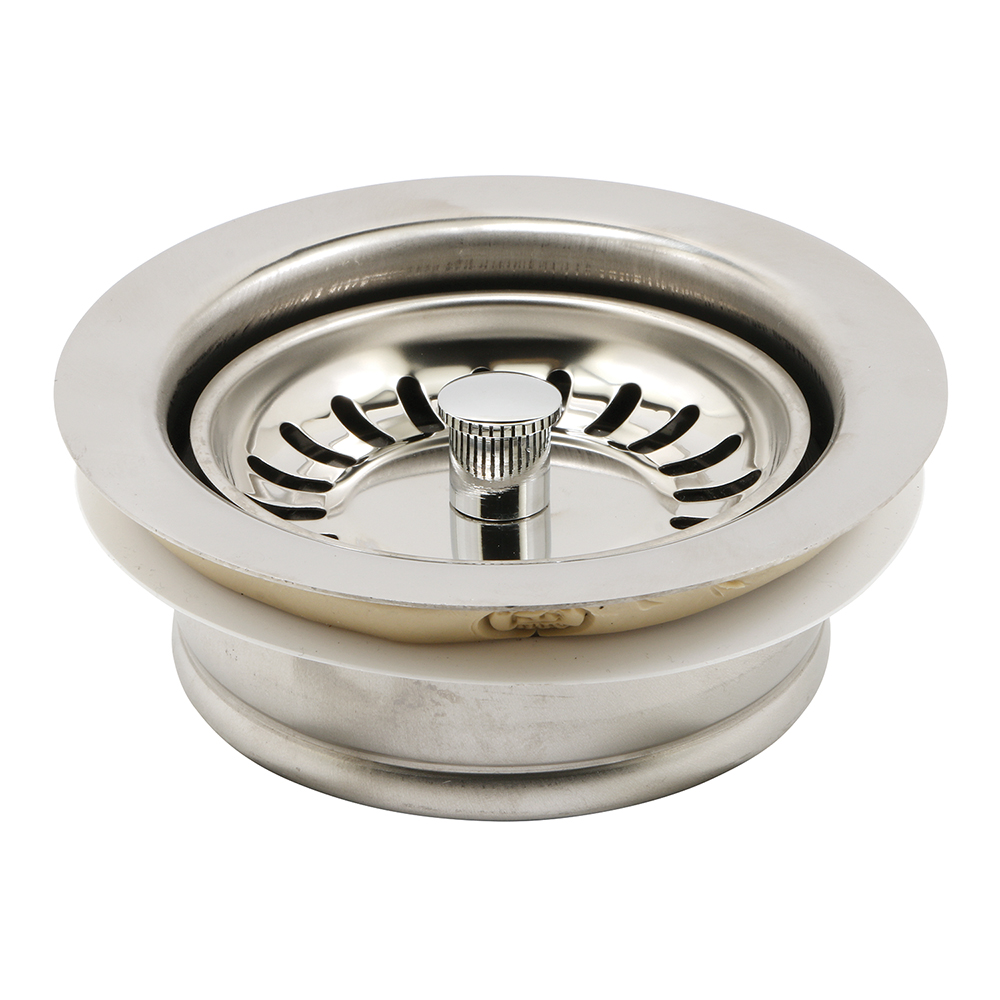 Garbage Disposal Flange with Strainer Basket 31/2 in. Chrome with