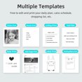 thumbnail image 4 of Riwcyla Pocket Photo Printer Portable Thermal Printing Machine 203dpi Wireless Connection for Picture Lable DIY Handcraft List Meno Notes Journal Receipt Paper Instant Printer Sticker with 11 Roll, 4 of 6