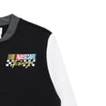 thumbnail image 4 of NASCAR Mens Bomber Jacket, Classic Varsity Bomber Nascar Jacket Black White – 2XL, 4 of 6