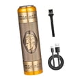 thumbnail image 4 of Afeitadora eléctrica Recortadora de barba facial, fácil de usar, portátil, inalámbrica, recargable por USB, para afeitarse, para uso doméstico en el Estilo A Yinane Afeitadora eléctrica, 4 of 8