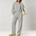 thumbnail image 5 of Leey-World Petite Lounge Sets for Women Ladies' Outfit Women 2 Piece Outfits Sweatsuit Sweatshirt Jogger Sweatpants Tracksuit Lounge Set Clothes, 5 of 8