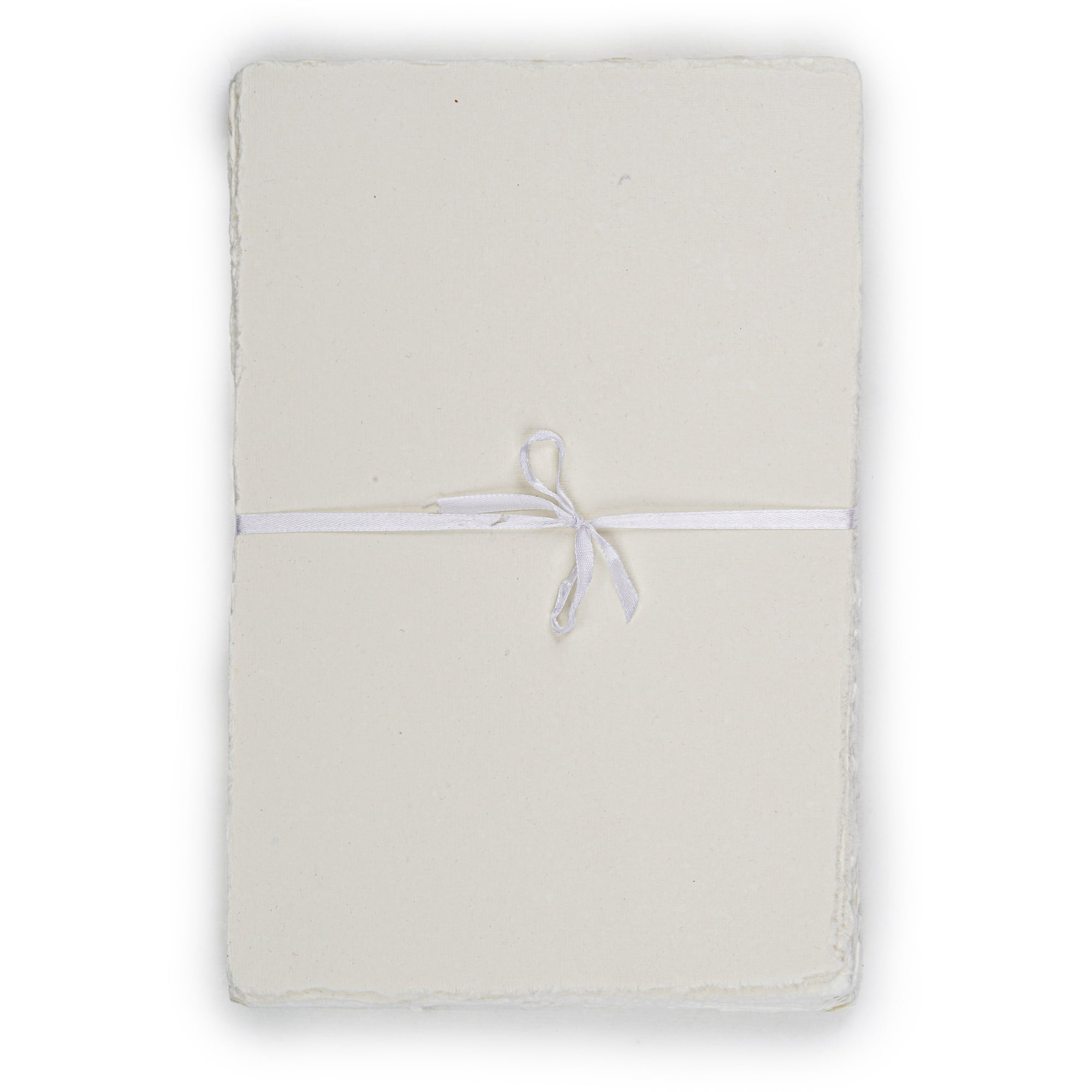 Leather Village - Handmade Cotton Watercolor Paper - 8 x 6 - 200 GSM - Offwhite