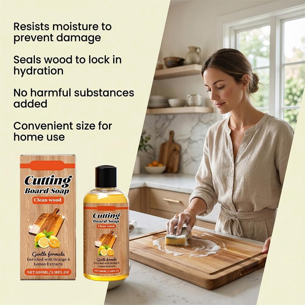 Cutting Board Conditioner,Food Grade Mineral Oil and Beeswax Wood Cutting Board Conditioner,Premium Mineral Oil to Protect and Restore Wood CuttingBoards,for Butcher Blocks,Bowls & Utensils