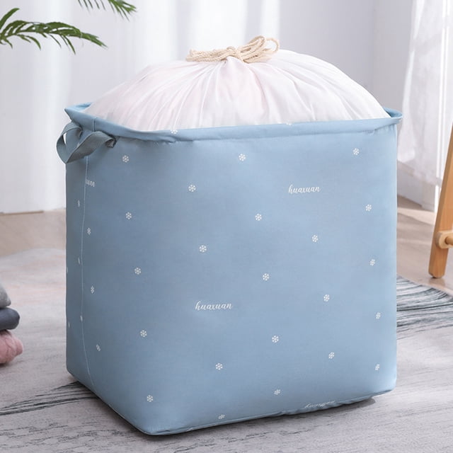 Xihbxyly Bolsa de Almacenamiento Reutilizable, Gran Capacidad para Ropa y Ropa de Cama, Material de Nailon Transpirable, Diseño Ideal para Viajes, Práctico Cierre de Cordón, Plegable para Fácil Almac