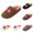 Brown, variant on Womens Bow House Slippers Fuzzy Plush Closed Toe Clog Slippers Plaid Bowknot Sherpa Bedroom Slippers Cute Cozy Warm Indoor Slippers