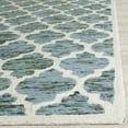 thumbnail image 3 of Safavieh Himalaya Carmella Distressed Wool Area Rug, Turquoise/Ivory, 4' x 6', 3 of 8