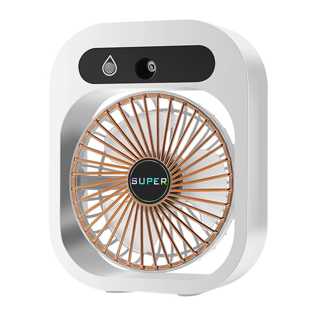 Ventilador de carga USB Pantalla completa Feel Smart Mini Ventilador de aire acondicionado portátil Inicio Wmkox1234yii hfskjfh1227
