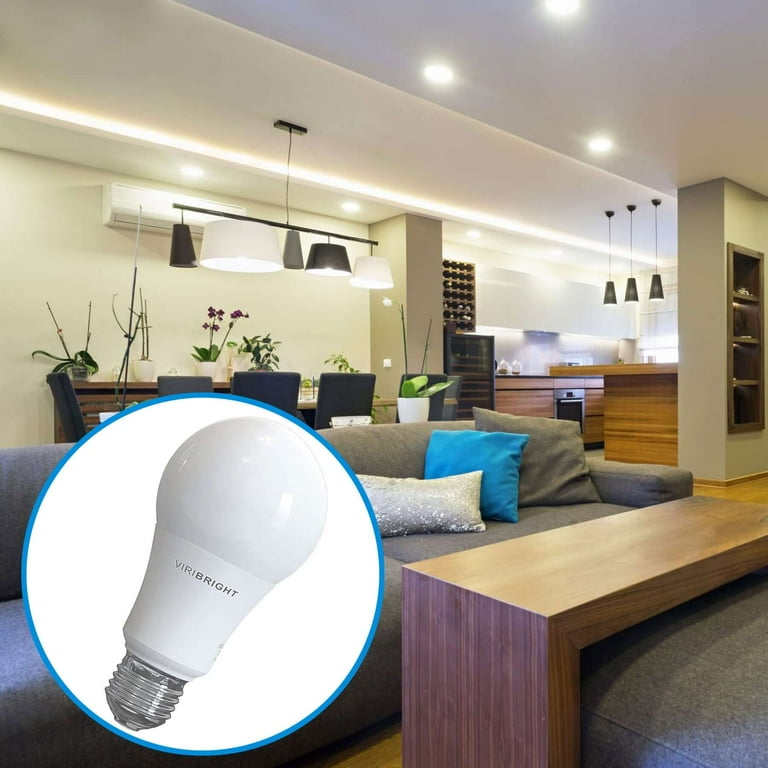 DNIGFEN 4-Pack LED Red Light Bulbs – 100W Equivalent A19, E26 Base, 120V
