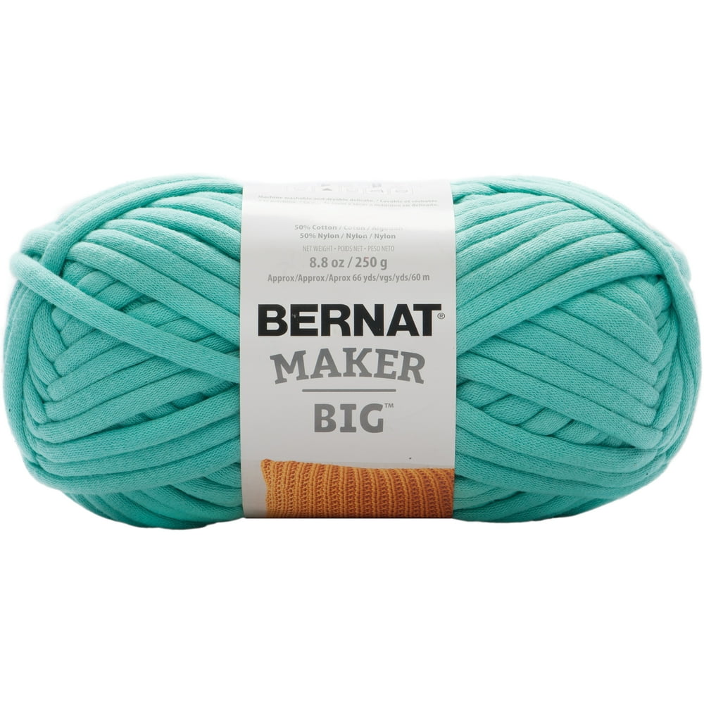 Bernat Cotton Maker Big Yarn (250g/8.8 oz), Turquoise