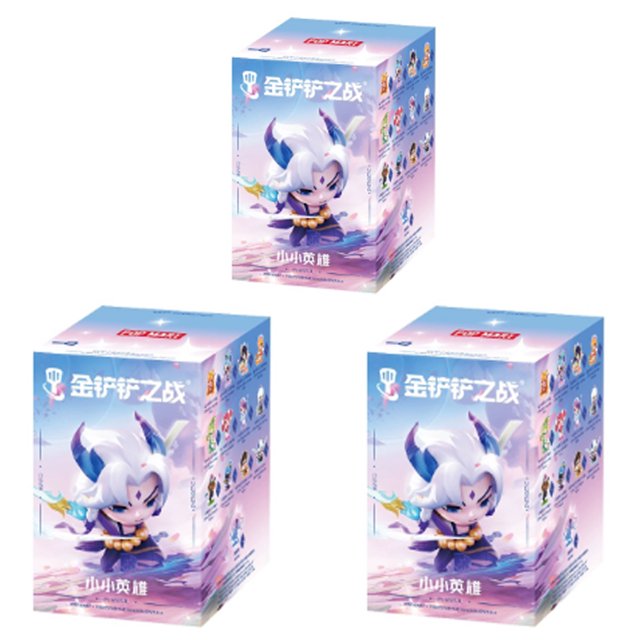 Pop Mart Teamfight tácticas pequeña Liga de Leyendas serie caja ciega colección de figuras caja misteriosa decoración regalo de cumpleaños para niños