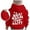 Red, variant on Pink Puff Graphic Hooded Sweatshirt, Long Sleeve Soft Pullover Top for Girls, Cute Casual Y2K Preppy Style with Pockets, Trendy Kids' Fashion Top