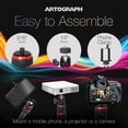 thumbnail image 3 of Open Box Artograph Height Adjustable 360 Degree Swivel Stand for Digital Projector or Smartphone, 3 of 12