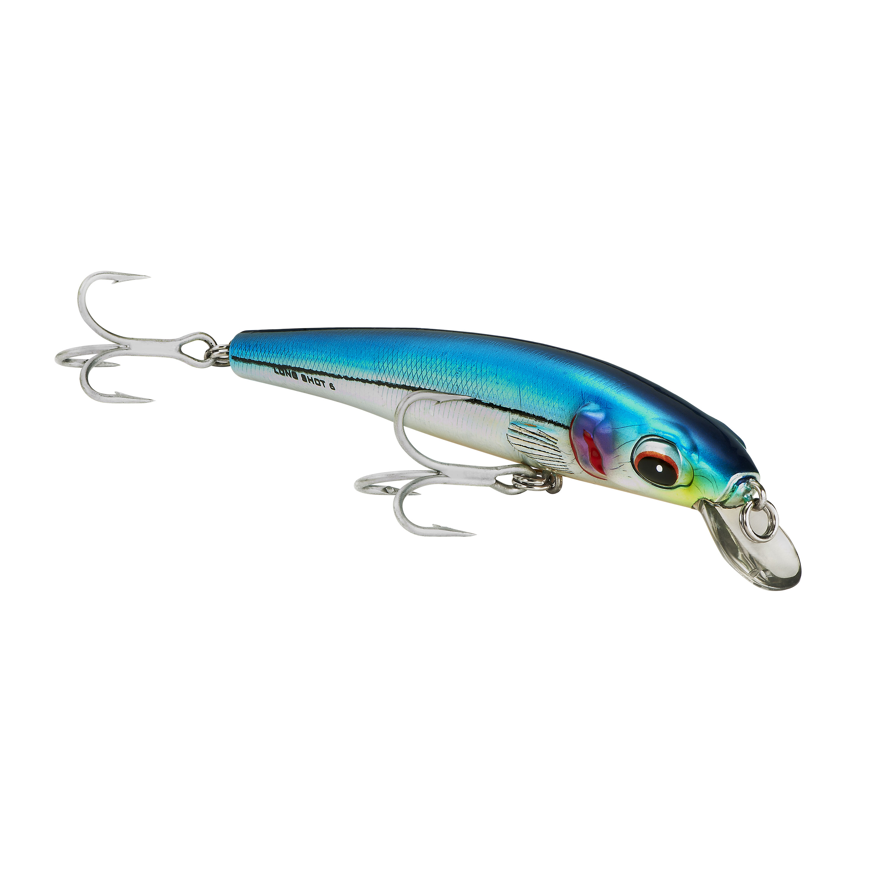 Bomber Long Shot Minnow Crankbait 6" Baby Bluefish 1 3/16 oz.