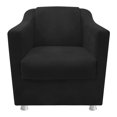 thumbnail image 2 of Set de puff y sillón Tilla B - Negro WEIK Tilla, 2 of 5