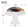 thumbnail image 4 of 4 Pcs Round White Knobs for Kitchen Cabinet Cupboard Dresser Bookcase Fruit Drawer Pulls Handles Home Decor, 4 of 8