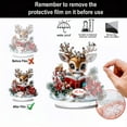 thumbnail image 4 of ToyKingdee Acrylic Decorative Sign Christmas 2D Flat Print Acrylic Decorative Desktop Decoration for Home Office Garden, 4 of 5
