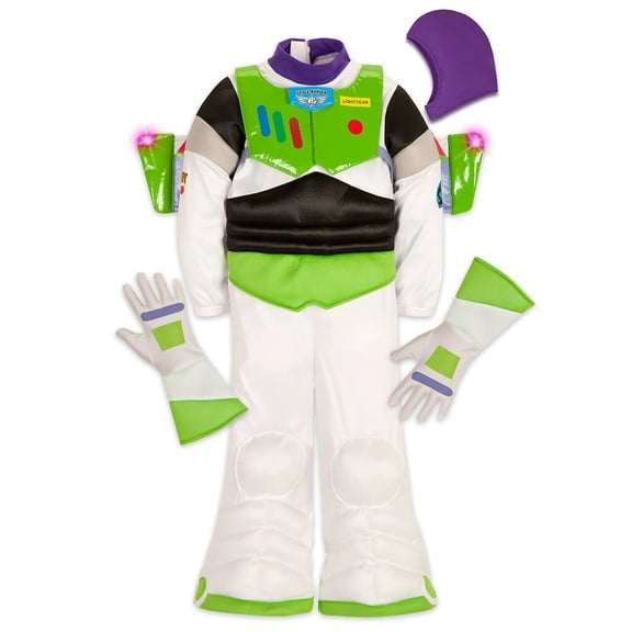 Disney Store Toy Story Buzz Lightyear Light Up Costume Set Kids Boys Size 9/10 Large