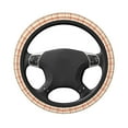 thumbnail image 3 of Fotbe Minimalist plaid for Steering Wheel Cover Universal 15 in Car Accessories for Men Women,Steering Wheel Protector Comfortable Protective Case for SUV Sedan Decor, 3 of 8