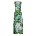 thumbnail image 3 of Women's Fashion Spring And Summer Printed Sleeveless V Neck Side Zipper Style Dress (1) Sleeveless Maxi Dress Petite Dresses plus Size Maxi Dresses for Women Womens Loose Dress Top Dress for Women, 3 of 6