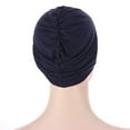 thumbnail image 7 of Jiaroswwei Women Solid Color Elastic Bandanna Turban Cap Head Scarf Cover Hat Headdress, 7 of 7