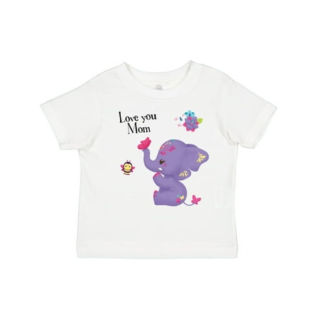 

Inktastic Yara Happy Mothers Day Purple Elephant and Bee Gorgeous Gift Toddler Toddler Girl T-Shirt