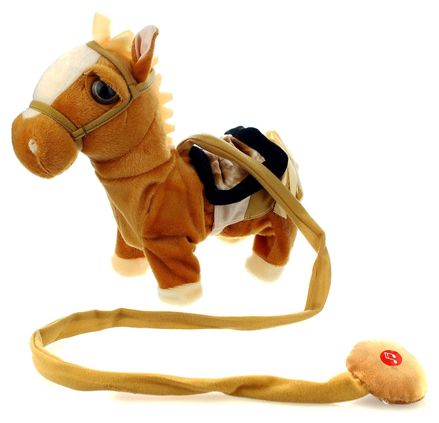 walking horse toy with leash