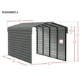 thumbnail image 4 of Arrow 10 x 20 x 9 ft Eggshell Steel Carport With 2 Side Wall Kit, 4 of 15