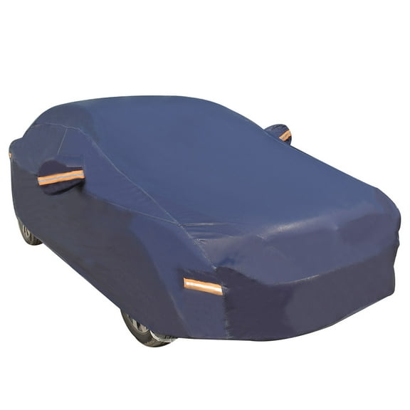 Labwork Universal Car Cover with Lock All Weather Protection Dark Blue for Sedan Replacement for 216.54 L x 74.8 W x 59.06 H