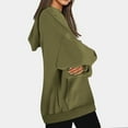 thumbnail image 5 of ylioge S-5X Womens Plus Size Hoodies Fleece Lined Sweatshirts with Pocket Ladies Casual Solid Color Pullover Thermal Athletic Workout Hoodie Tops, 5 of 8