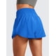 thumbnail image 2 of Shorts CRZ YOGA con Falda Superpuesta y Brillo Azul XS, 2 of 5