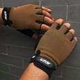 thumbnail image 3 of Clearance Gloves Mittens Men Antiskid Cycling Bike Fitness Sports Half Finger Gloves, 3 of 4