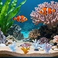 thumbnail image 4 of 4-12pcs Small Coral Reef Decor for Home Faux Coral Reef Beach Centerpiece Room Table Decorations Ocean Nautical Themed Party Decor for Bathroom 2 Inch Statue, 4 of 5