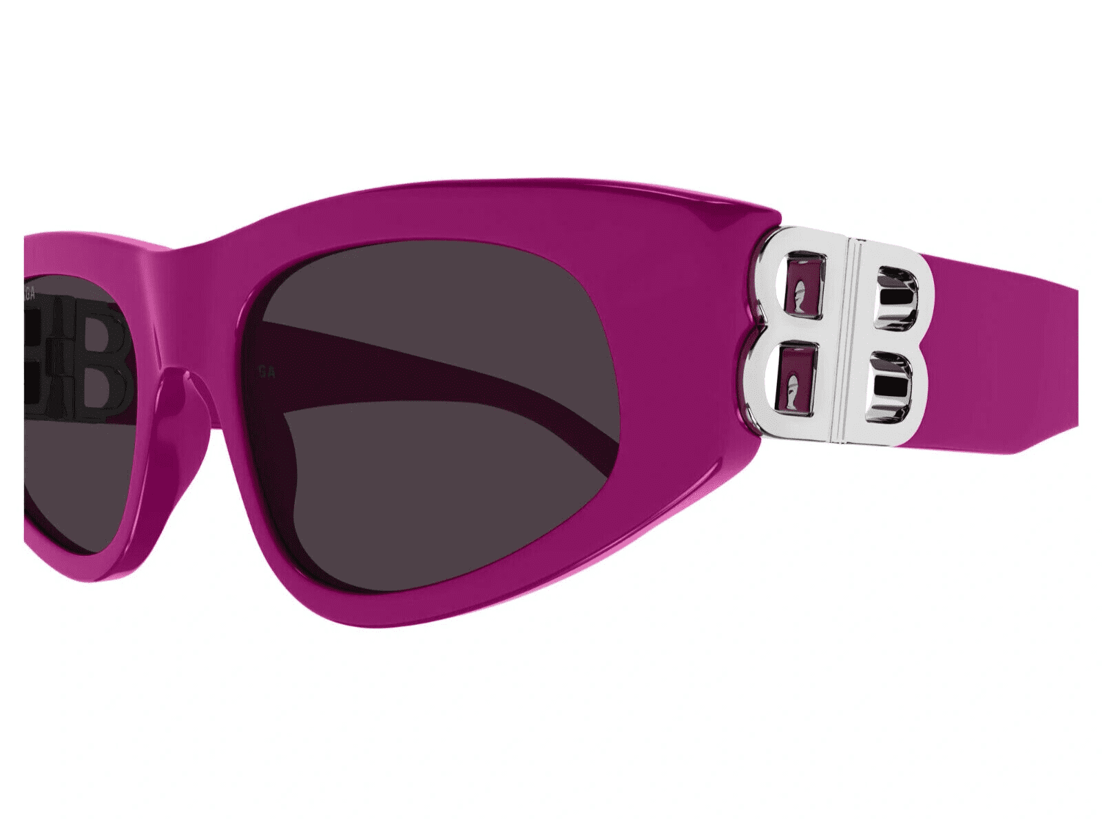 サングラス BALENCIAGA Woman Sunglasses Fuchsia BB0095S 017 Balenciaga BB0095S-017 53mm New Sunglasses - Walmart.com