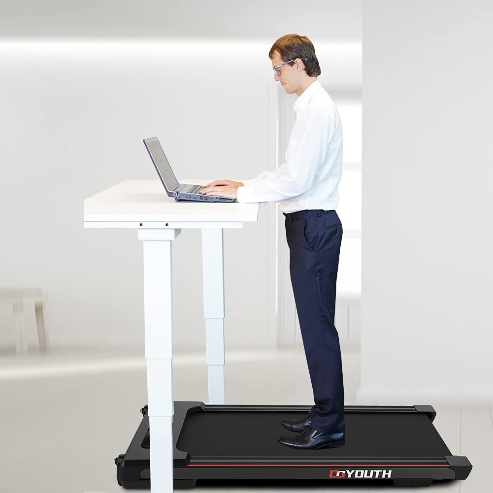 GOYOUTH Under Desk Treadmill Electric Walking Jogging Exercise Machine for Home/Office Use - image 4 of 7