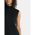 thumbnail image 3 of Time and Tru Women's Sleeveless Turtleneck Top and Pants Sweater Outfit Set, 2-Piece, Sizes XS – XXXL, 3 of 4