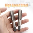thumbnail image 4 of 2pcs M18x1.5 Tap, M18 Metric Thread Tap Right Hand Thread Tapping Tool, HSS Thread Milling Taps (M18 x 1.5, Taper & Plug Tap) M18x1.5, 4 of 6