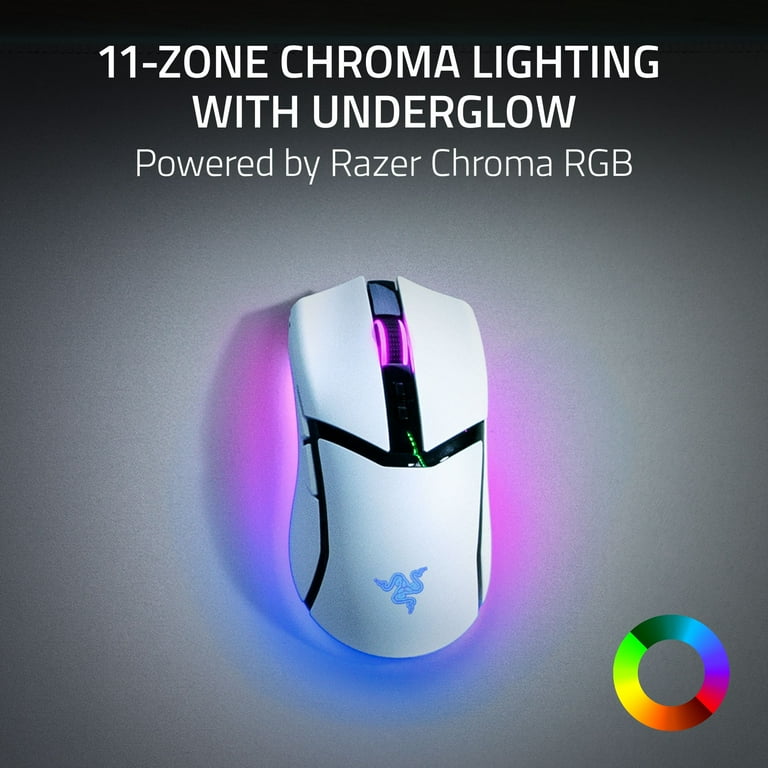 Razer Cobra Pro Optical Bluetooth Wireless Gaming Mouse, White 