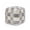 Gray Maze, variant on Anji Mountain Pouf Ottoman Foot Rest, Handmade Ottoman Pouf, Comfortable Foot Stool, Decorative Floor Seating for Living Room Decor, Bedroom & Home Décor Accent - Gray Maze