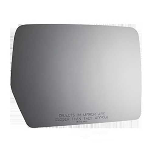 Burco Side View Mirror Replacement Glass with Motor Mount Plate - Clear Glass - 3310HRSG
