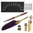 thumbnail image 1 of Ensemble de Stylos Plumes Affaires Rétro Stylo à Tremper Créatif Kit de Correction d'Écriture, 1 of 7