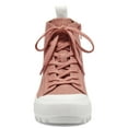 thumbnail image 4 of Lucky Brand Eisley Canyon Clay Coral Lace Up High Top Sneaker Combat Booties (Coral, 9), 4 of 6
