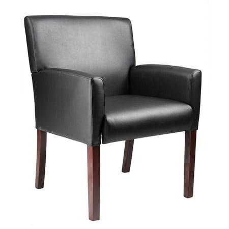 Boss Office Products Black Joinable Midback Guest Reception Waiting Room Chair