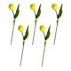 thumbnail image 1 of Tulipán artificial de 33 cm de largo, tacto real, de poliuretano, ideal para primavera, Pascua, hogar, cocina, decoración de bodas., 1 of 8