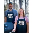 thumbnail image 2 of UP THE MOMENT Better Together Couples Apron, Matching Aprons for Couples, Couples Aprons Funny, Funny Aprons for Couples, Host Gift for Couples, Wedding Gifts for Couples Who Have Every, 2 of 5