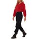 thumbnail image 4 of Abrigo de piel sintética casual para mujer INSPIRE CHIC con cremallera, capucha y corte corto, chaqueta de felpa difusa M roja, 4 of 6