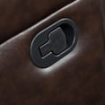 thumbnail image 3 of Manual Recliner Sofa Set with Storage and Cup Holder Push-back Chaise, 3 of 6