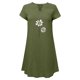 thumbnail image 4 of Sexy Vestidos Cortos de Verano para las Mujeres 2025 Moda Suelta de Ocio Vestido de Manga Corta con Cuello en V, Vestido Casual de Rodilla, 4 of 9