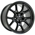thumbnail image 3 of OE Wheels DG21 20 Inch Rims Fit Challenger 50th Anniversary Style 5x115 20x10 Satin Black - Hollander 10369 (Set of 4), 3 of 5