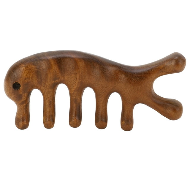 Peine de masaje de sándalo, peine Gua Sha Peine de sándalo Gua Sha Peine de masaje raspador Lo mejor de la línea